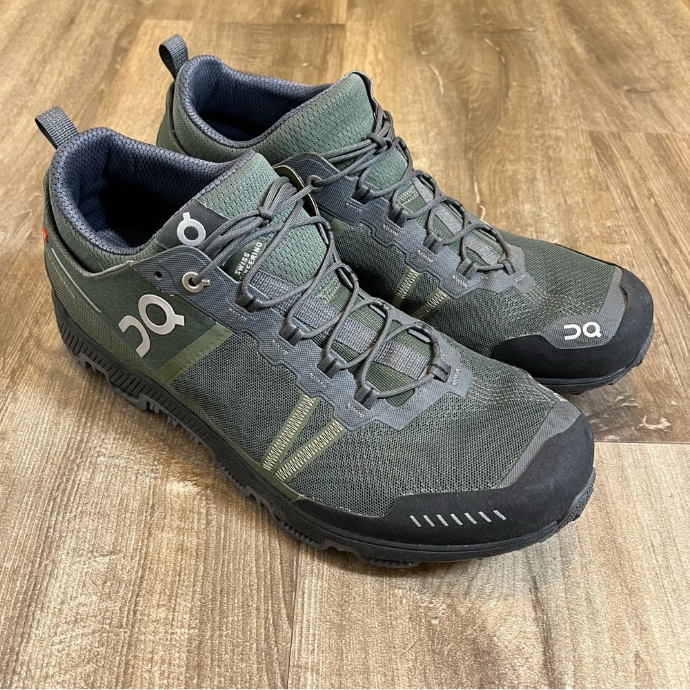 On Running Cloudventure Men's Forest Green Trail Running Athletic Shoes